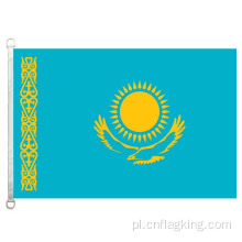 Flaga kazachstanu 90*150 cm 100% poliester